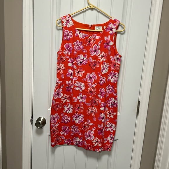 Ann Taylor LOFT Dress Floral Knee Length NWOT Size 8 - Picture 1 of 4